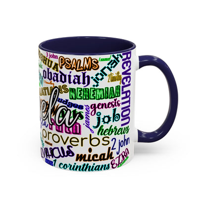 Books of Bible Bright Coffee Mug (11, 15oz)