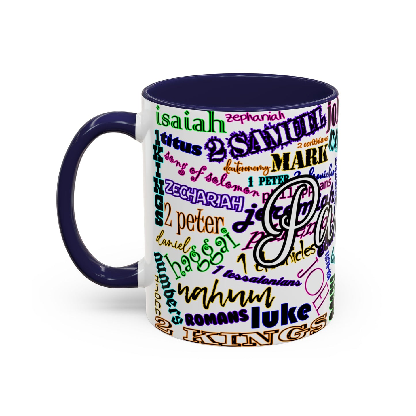 Books of Bible Bright Coffee Mug (11, 15oz)
