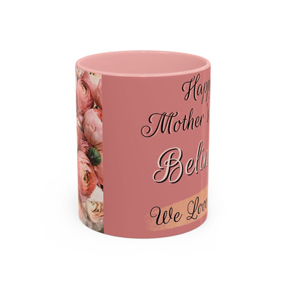 Pink Roses Mother's Day Coffee Mug (11, 15oz)