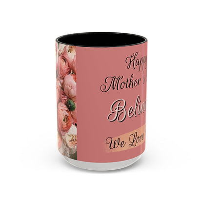 Pink Roses Mother's Day Coffee Mug (11, 15oz)