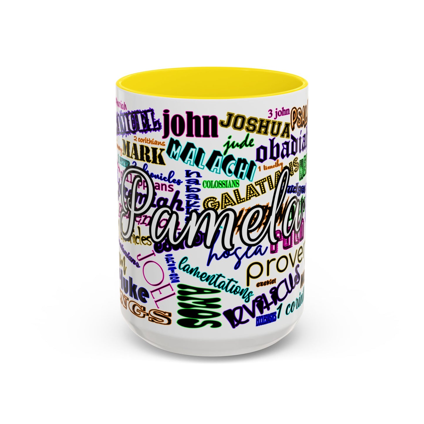 Books of Bible Bright Coffee Mug (11, 15oz)