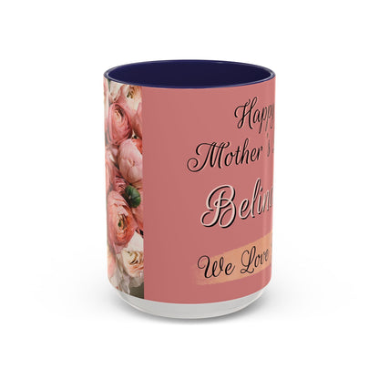 Pink Roses Mother's Day Coffee Mug (11, 15oz)