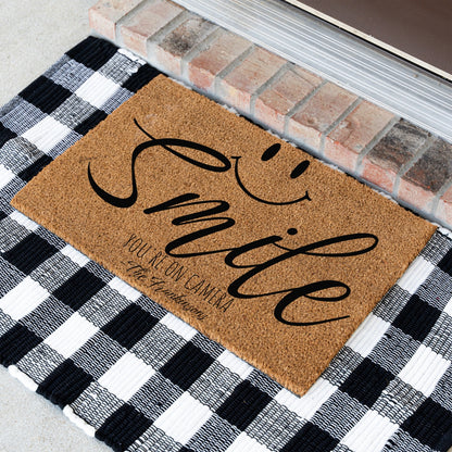 Smile Name Doormat - UV Printed