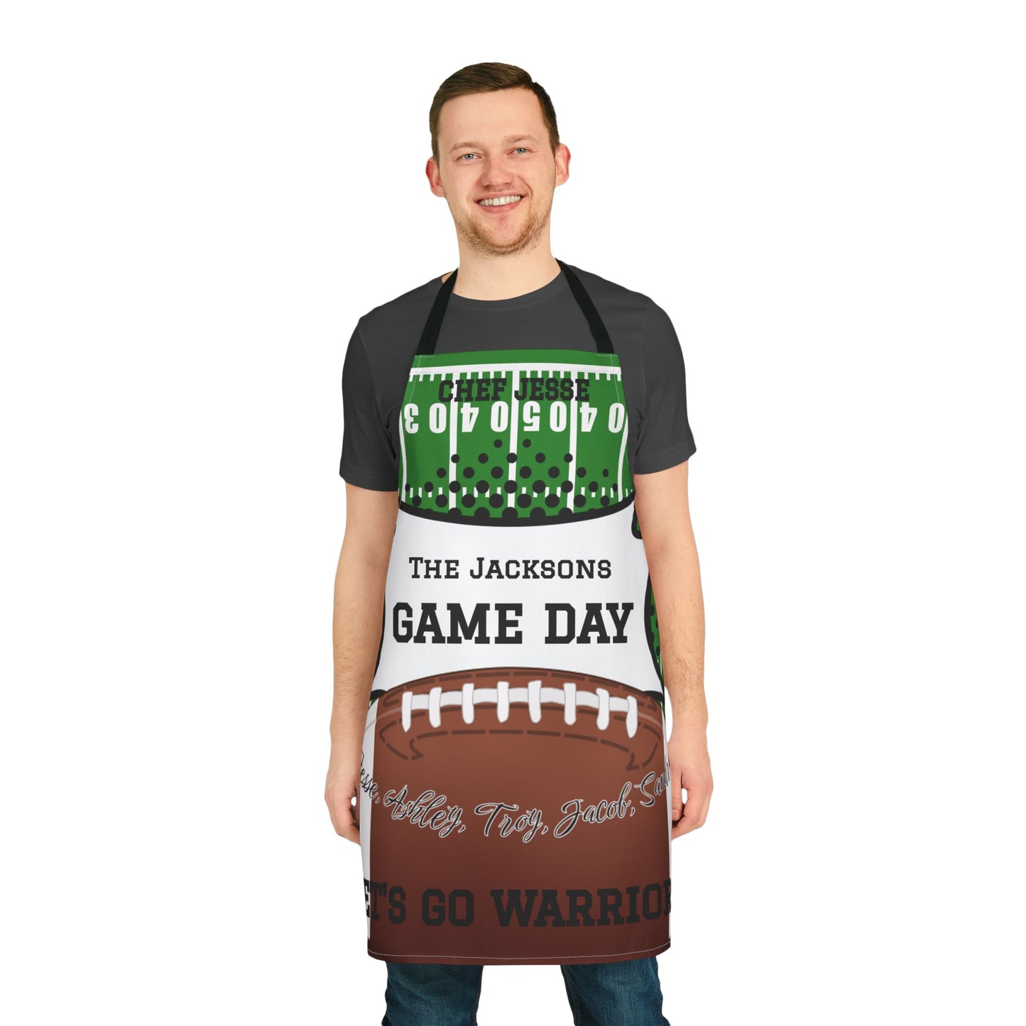 Game Day Names Apron