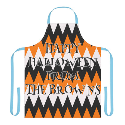 ZigZag Happy Halloween From Name Apron