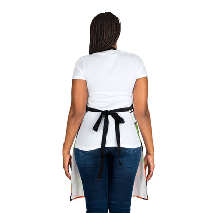 Stripes Halloween Name Apron