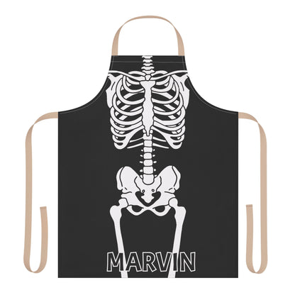 Skeleton Name Apron
