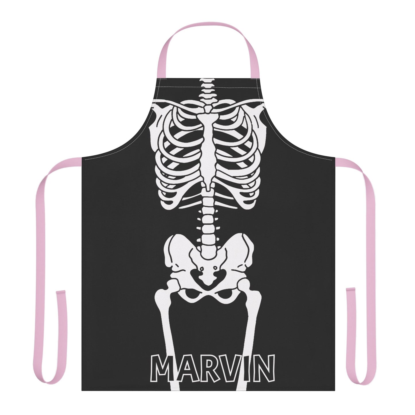 Skeleton Name Apron