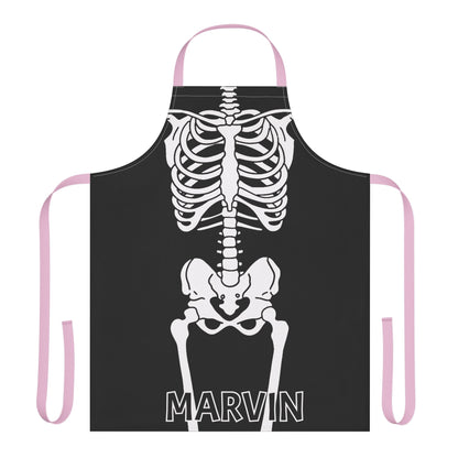 Skeleton Name Apron