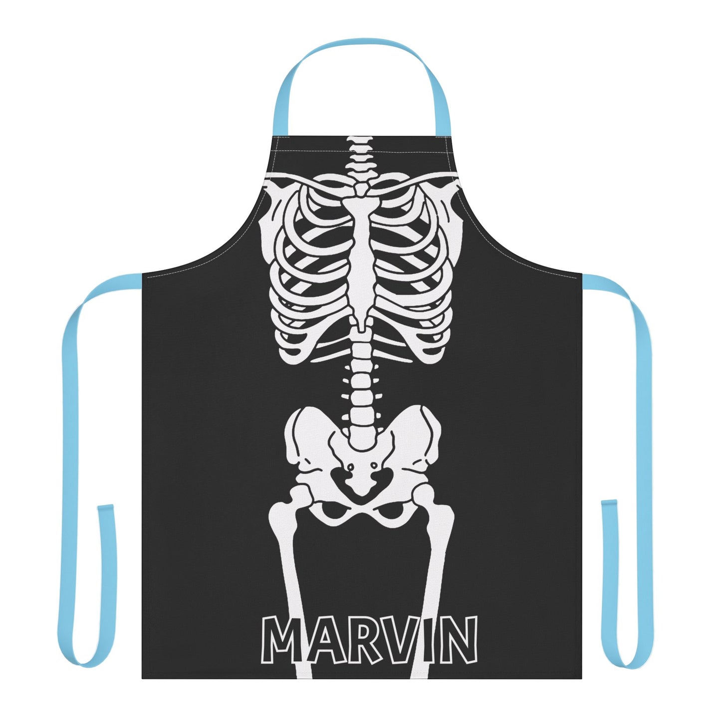 Skeleton Name Apron