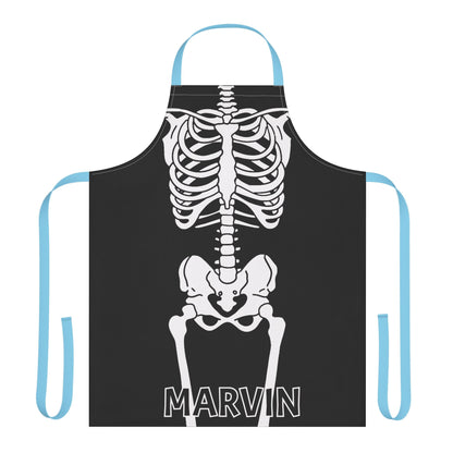 Skeleton Name Apron