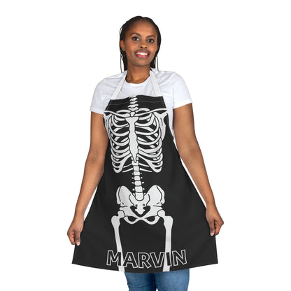 Skeleton Name Apron