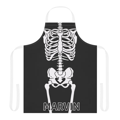 Skeleton Name Apron