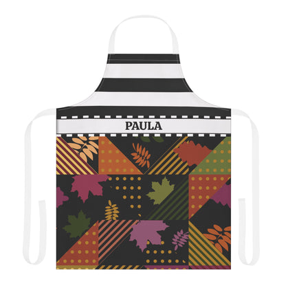 Stripes Fall Name Apron