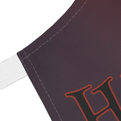 Happy Halloween Moon House Name Apron