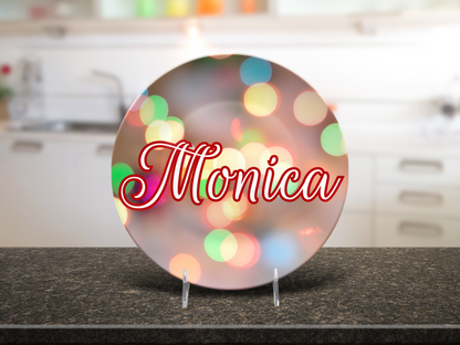 Blurred Lights Name Plate