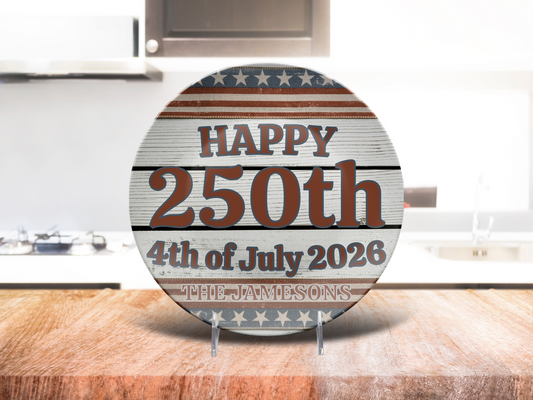 Happy 250th Name Plate