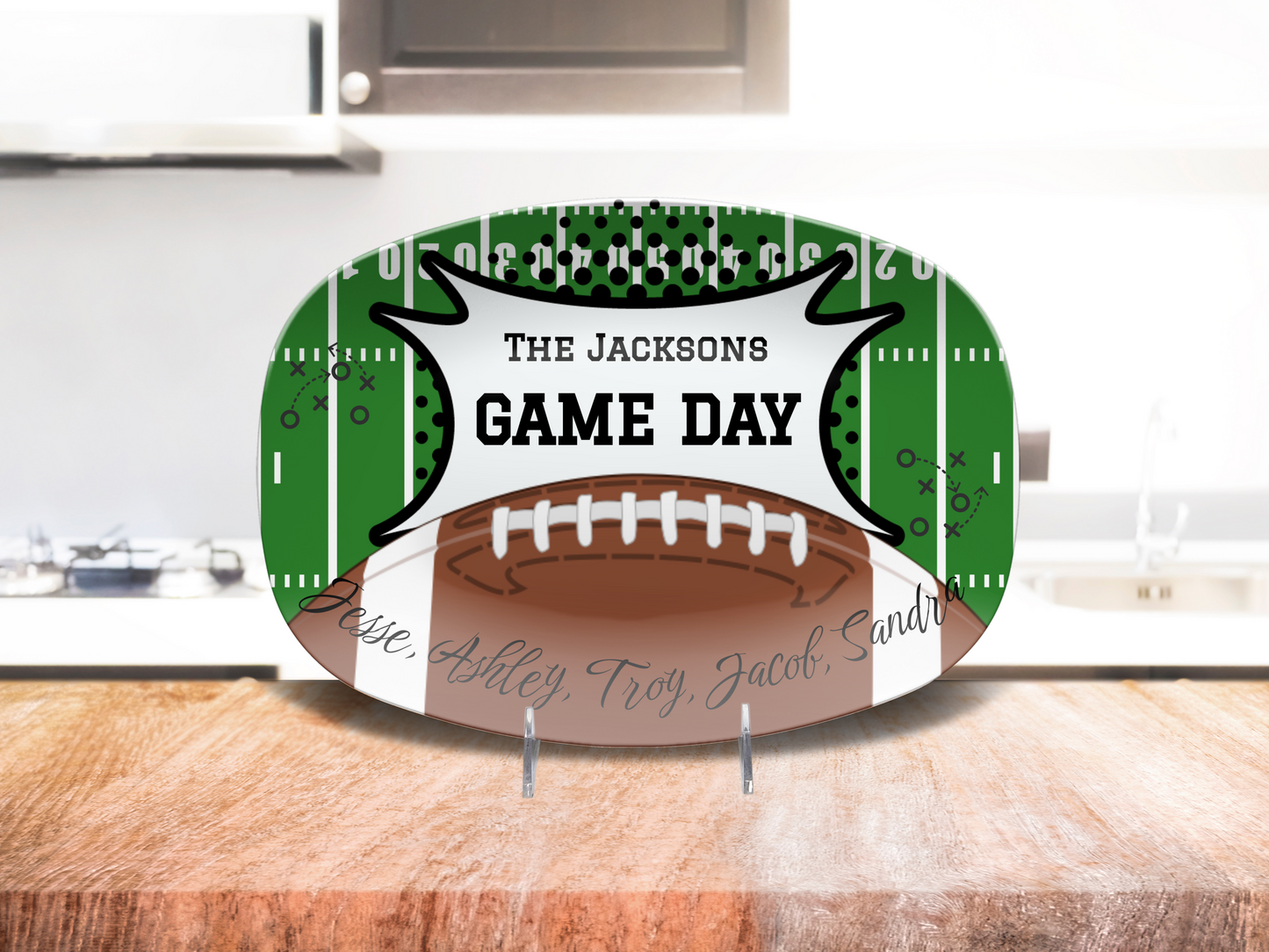 Game Day Names Platter