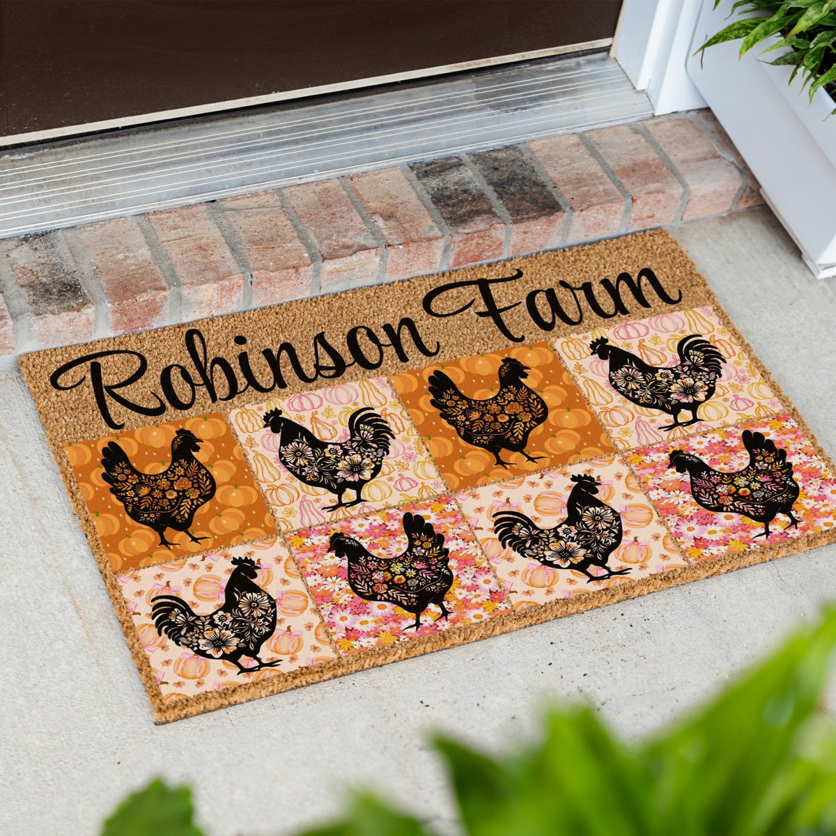 Chickens Name Doormat