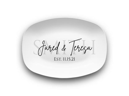 Est. Couples Full Name Platter