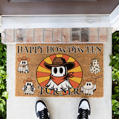 Howdyween Name Doormat - UV Printed