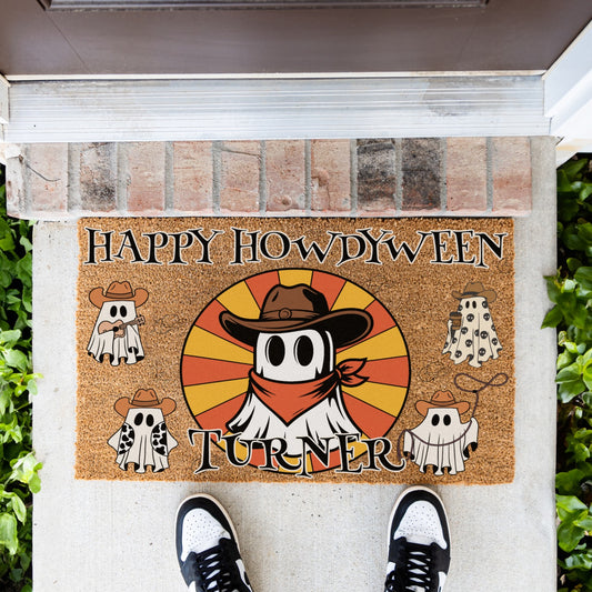 Howdyween Name Doormat - UV Printed