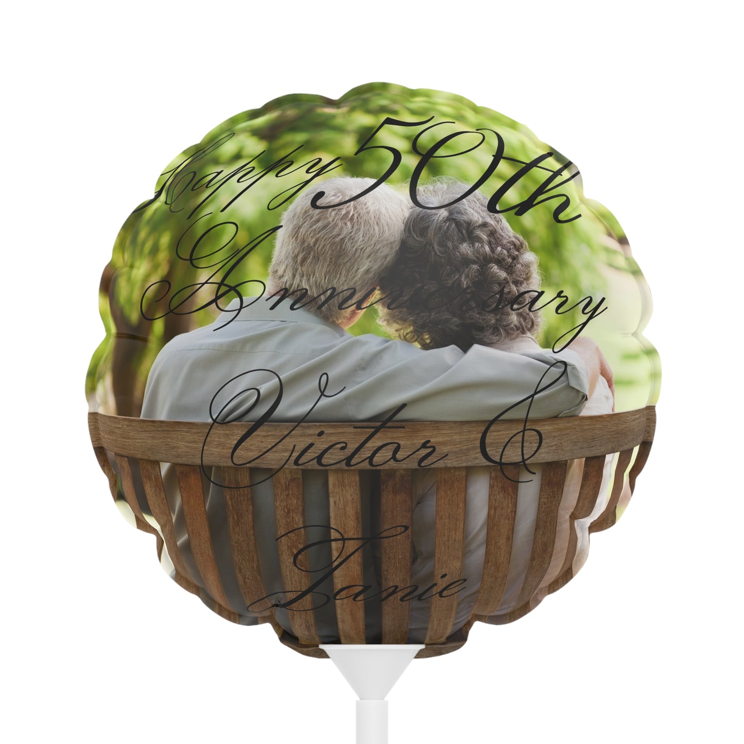 Happy Anniversary Balloons (Round and Heart-shaped), 6"