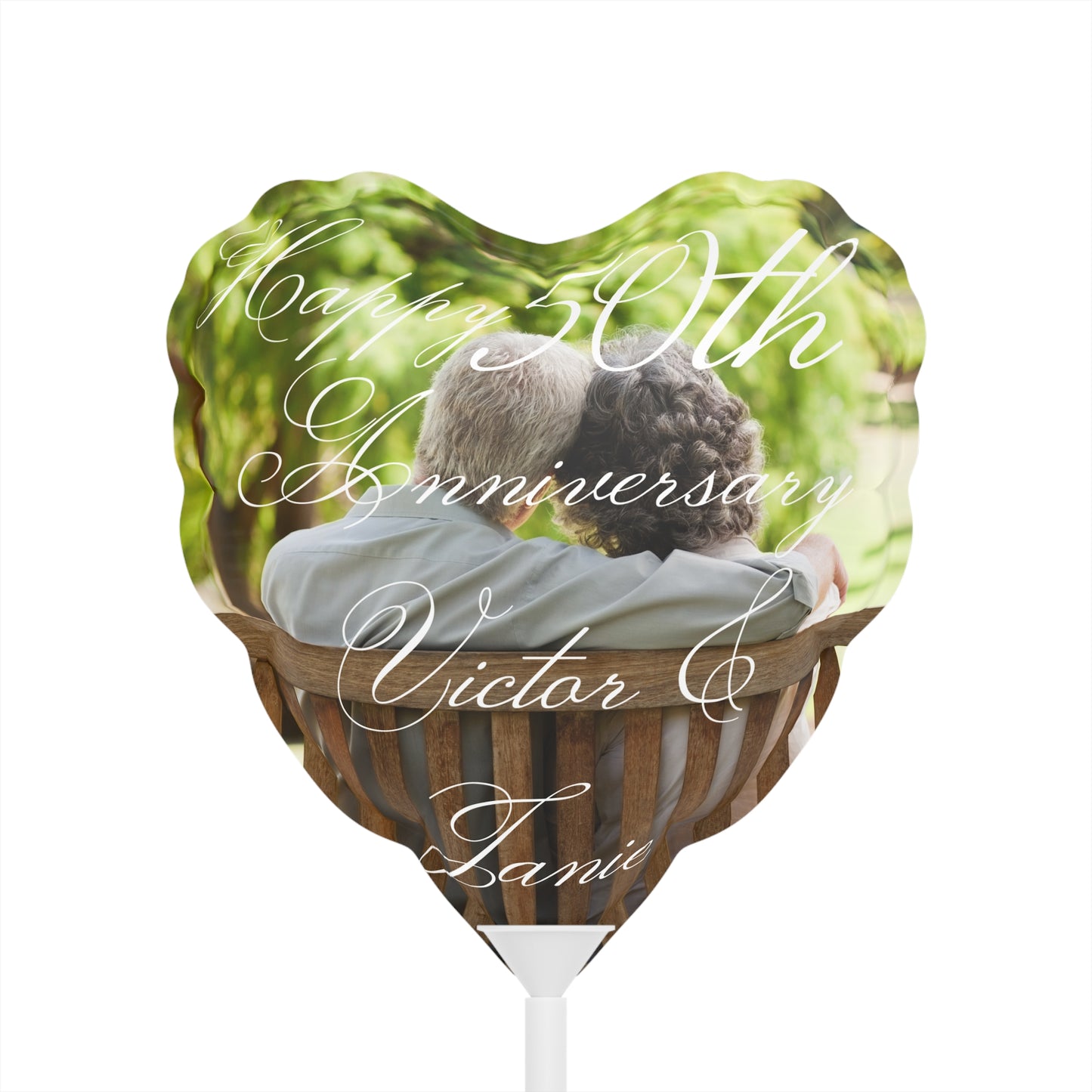 Happy Anniversary Balloons (Round and Heart-shaped), 6"