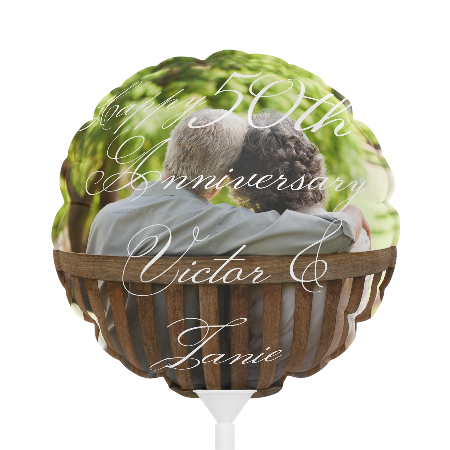 Happy Anniversary Balloons (Round and Heart-shaped), 6"