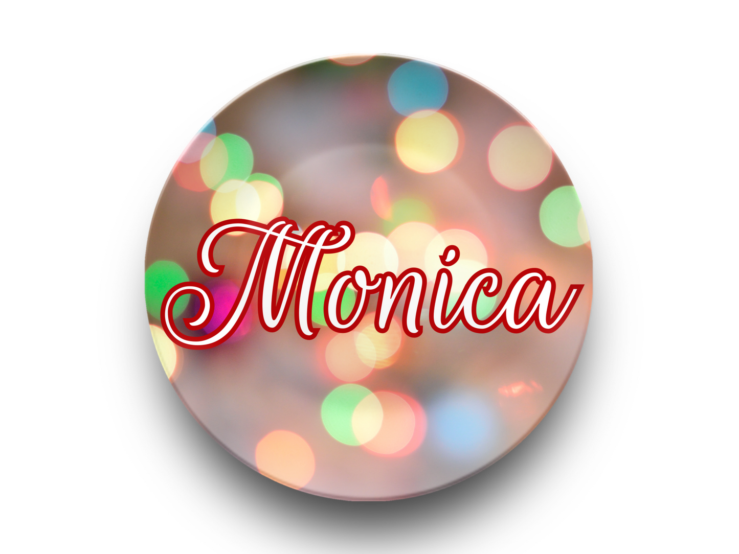 Blurred Lights Name Plate