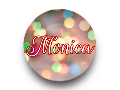 Blurred Lights Name Plate