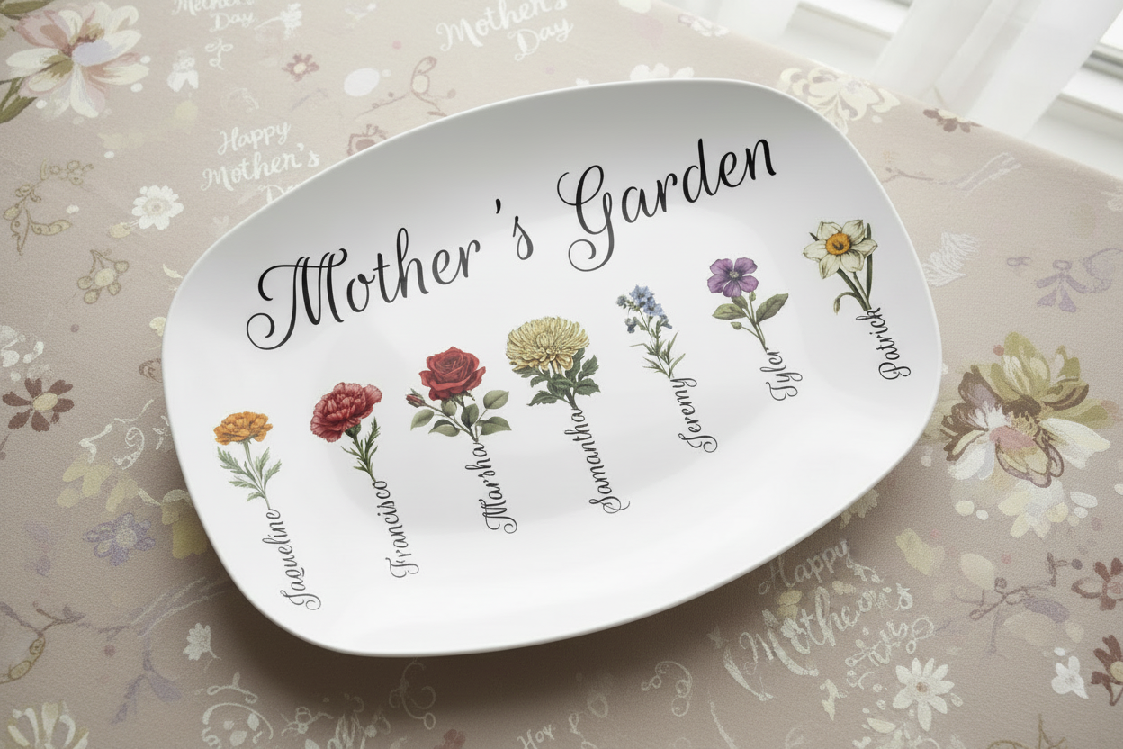 Mother's Garden Platter