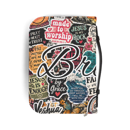Faith Sticker Collage Bible Cover