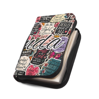 Faith Sticker Collage Bible Cover