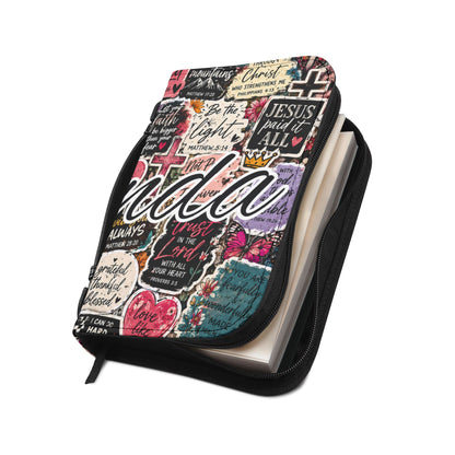Faith Sticker Collage Bible Cover