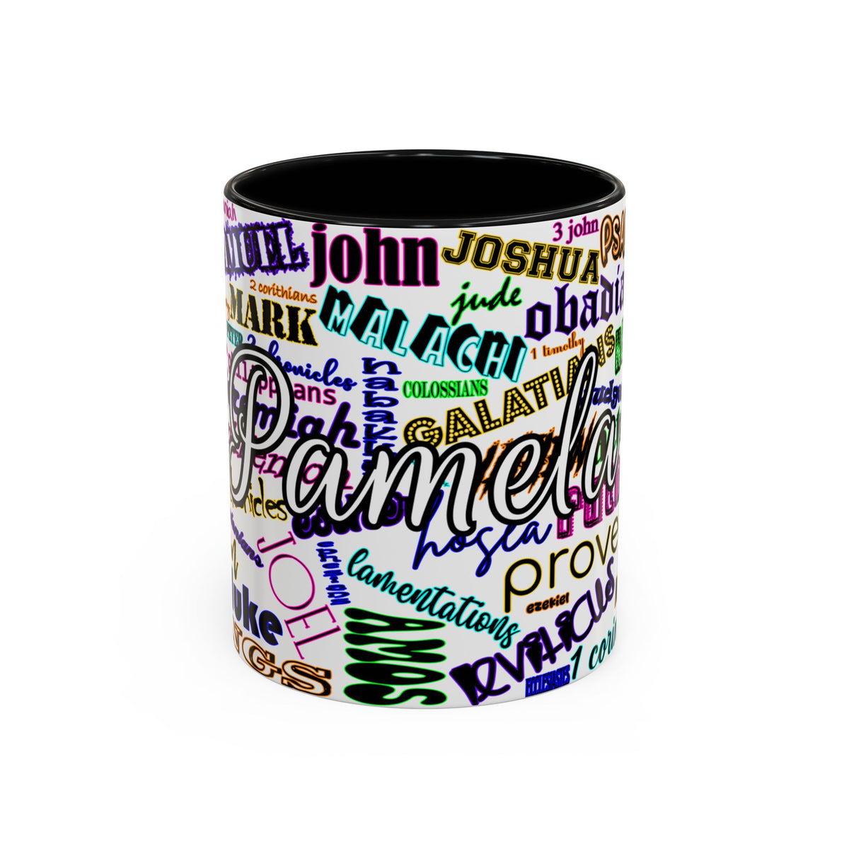 Books of Bible Bright Coffee Mug (11, 15oz)