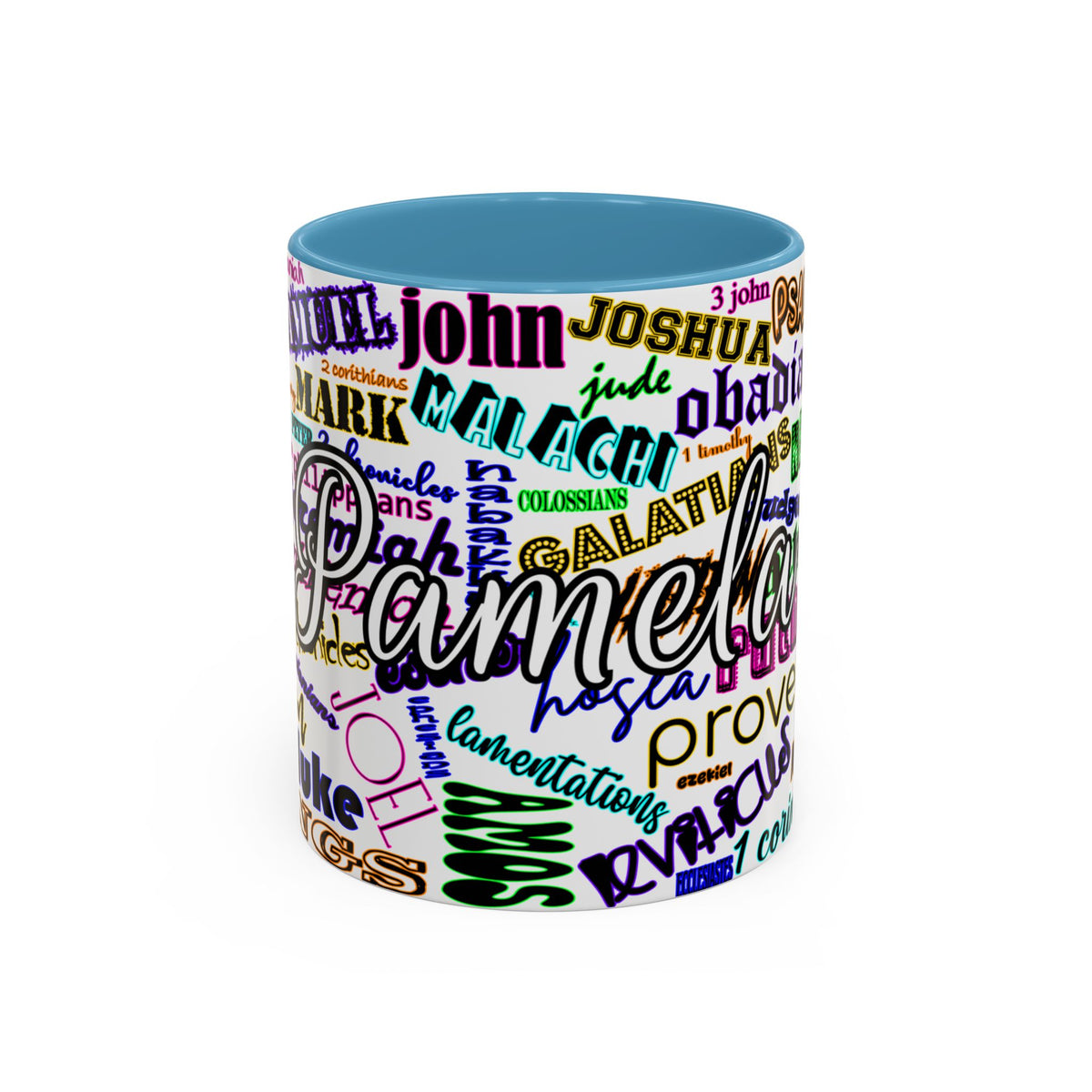 Books of Bible Bright Coffee Mug (11, 15oz)