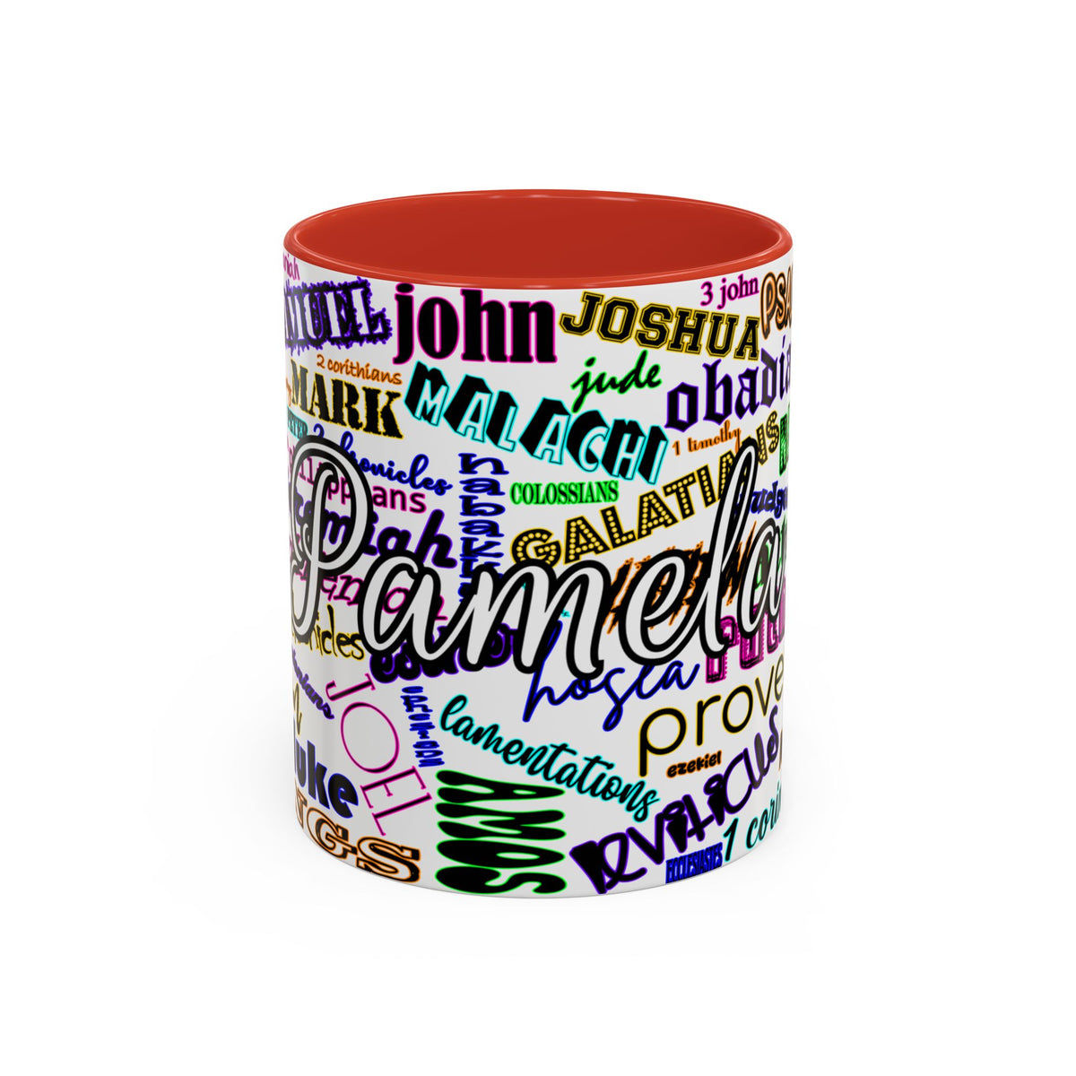 Books of Bible Bright Coffee Mug (11, 15oz)