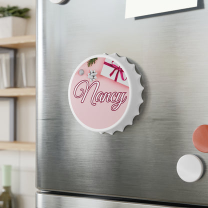 Pink Gift Name Bottle Opener