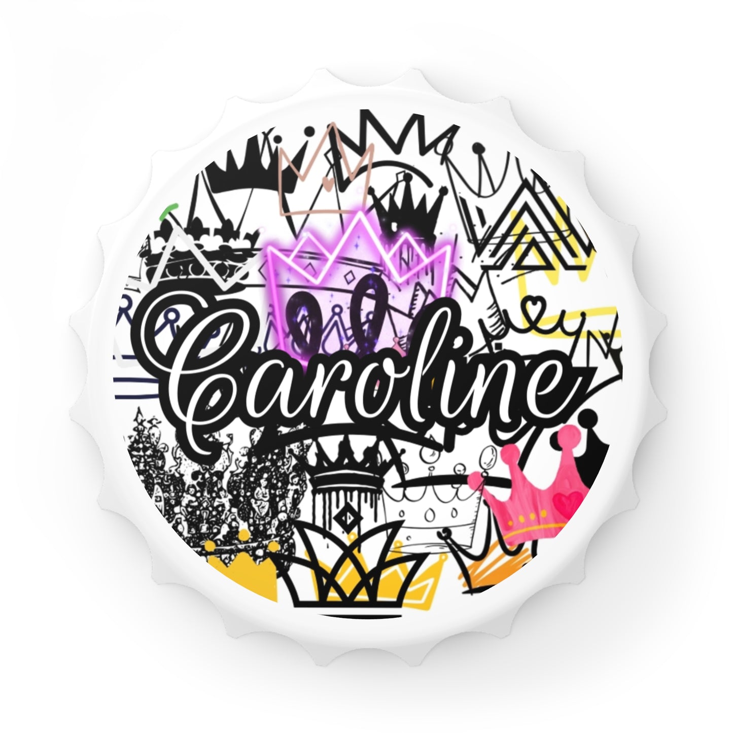 Crowns Name Bottle Opener