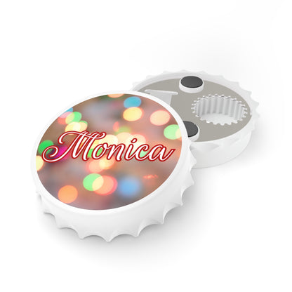 Blurred Lights Name Bottle Opener