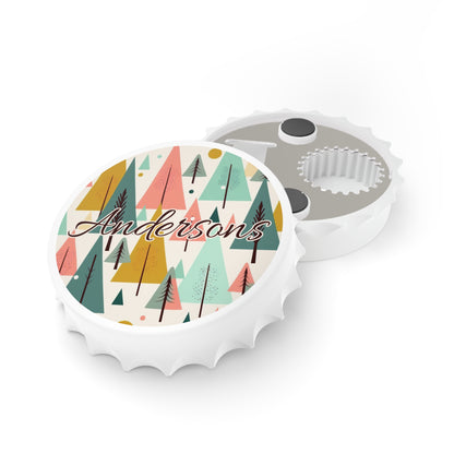 Colored Trees Name Bottle Opener