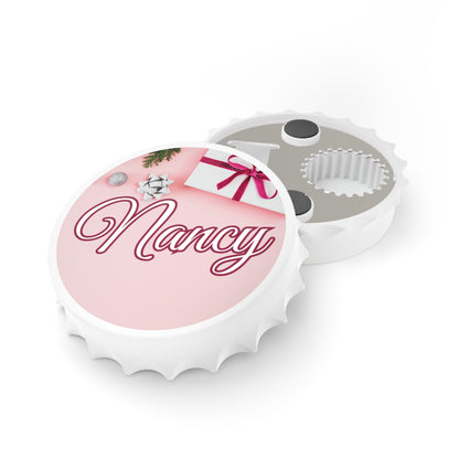 Pink Gift Name Bottle Opener