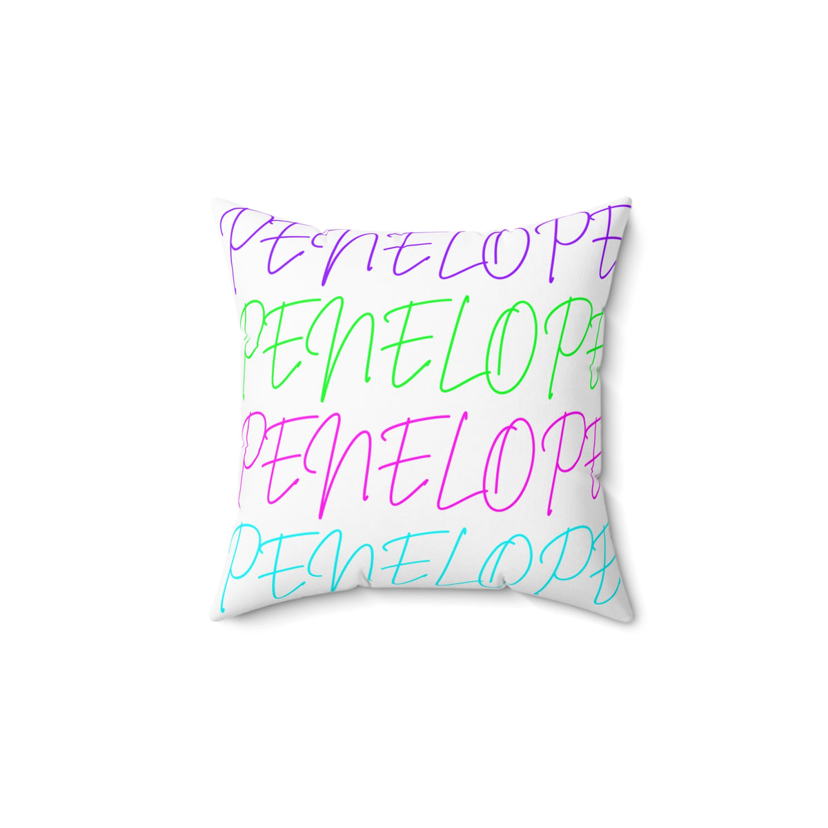 Bright Names Spun Polyester Square Pillow