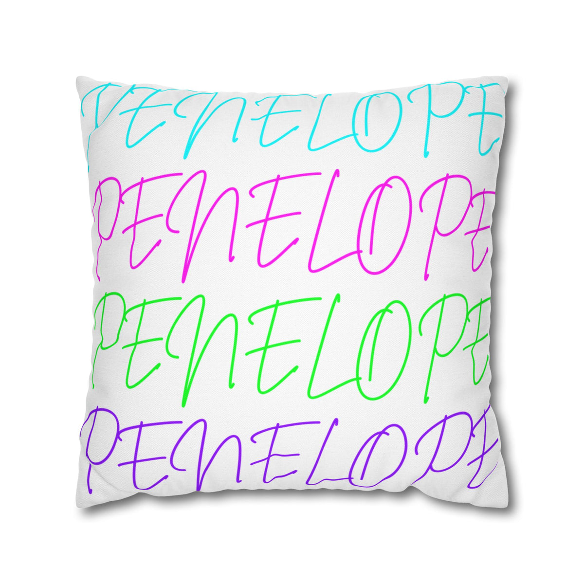 Bright Names Spun Polyester Square Pillow