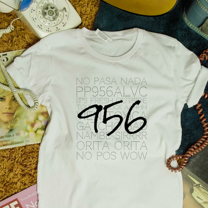 Area Code Sayings Unisex Softstyle T-Shirt
