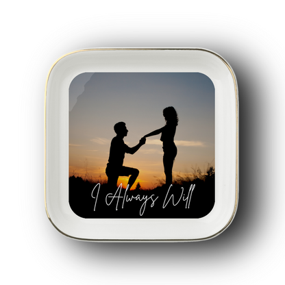Photo Text Jewelry Dish