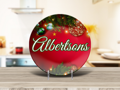 Tree Ornaments Name Plate