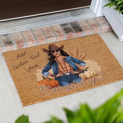 Cowgirl UP Doormat