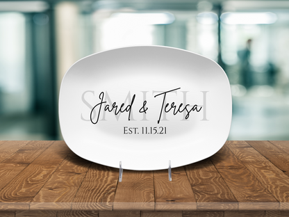 Est. Couples Full Name Platter